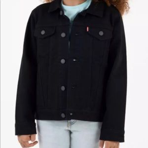 Levi's Boys XLarge Black Jean Jacket NWT